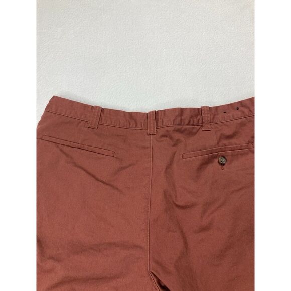 J Crew Red Gramercy Flat Front Chino Canvas Short Mens 36 - Picture 8 of 10